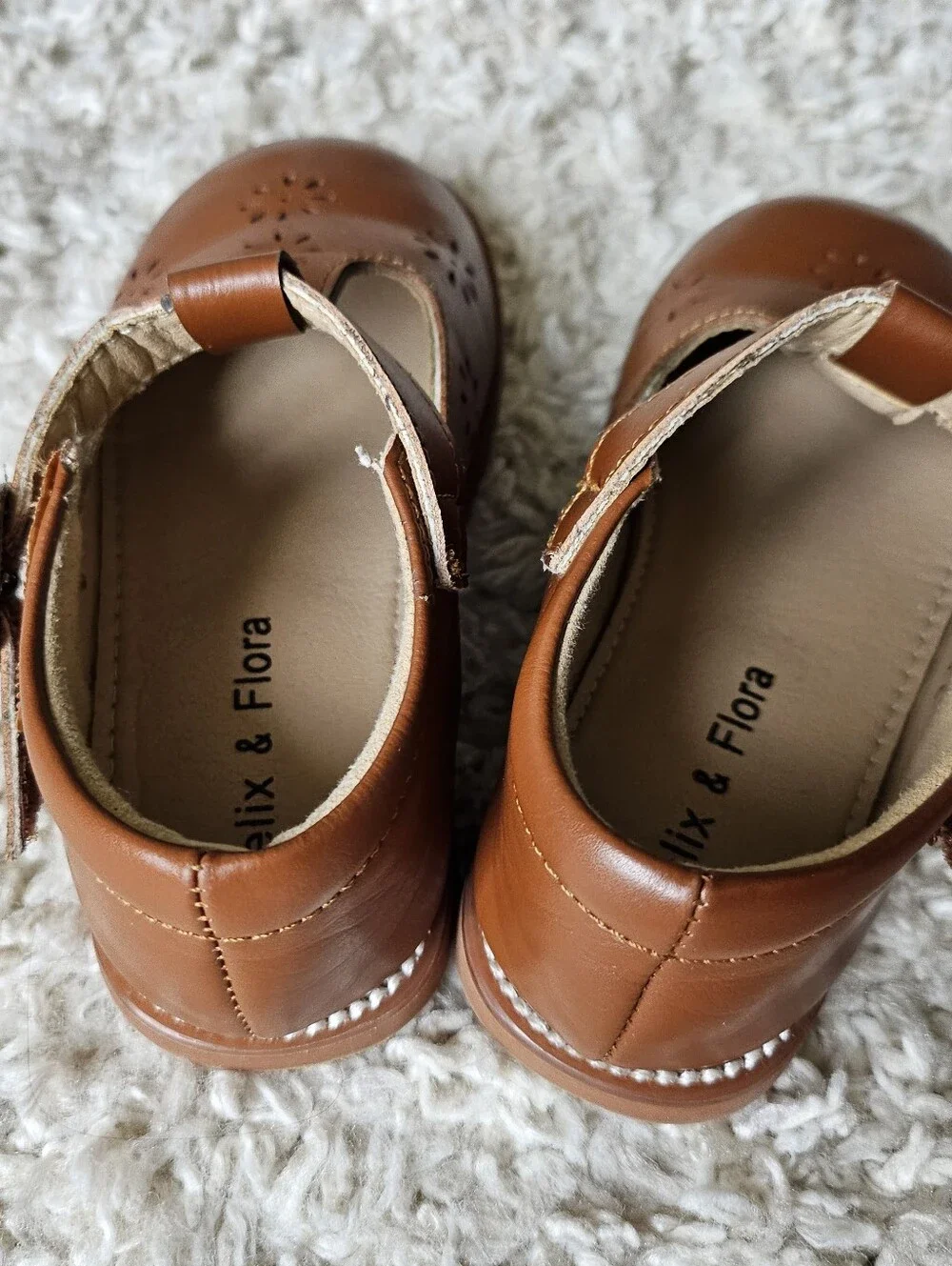 3 Pairs Of Shoes Girl 8T Moccasin, Ballerina And Golden